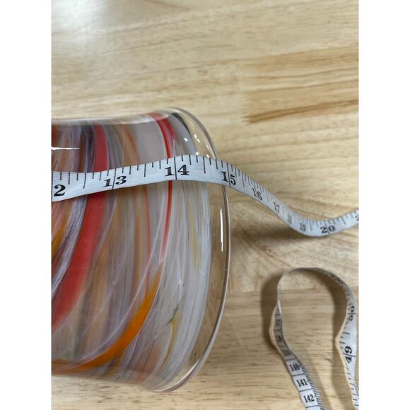 White Cristal Italy Murano Masters Hand Blown Art Sculpture Italian Glass EUC - Picture 5 of 6